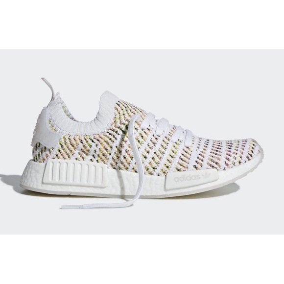 Adidas Originals NMD R1‎ Solar Multi Primeknit Shoes sz 6,5 - Picture 6 of 10